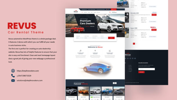 Revus Car Rental Theme