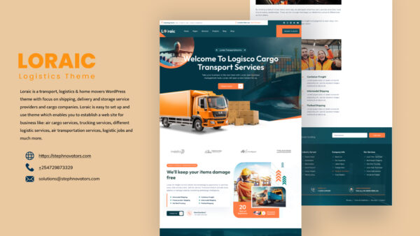 Loraic - Transportation & Logistics Theme