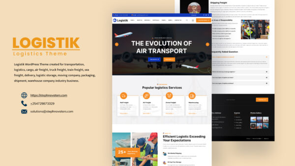 Logistik Transportation & Logistics Theme