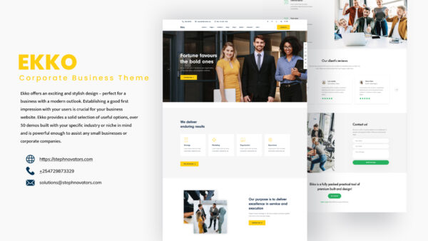 Ekko Corporate Business Theme