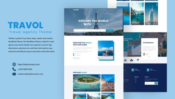 Travol Travel Agency Theme