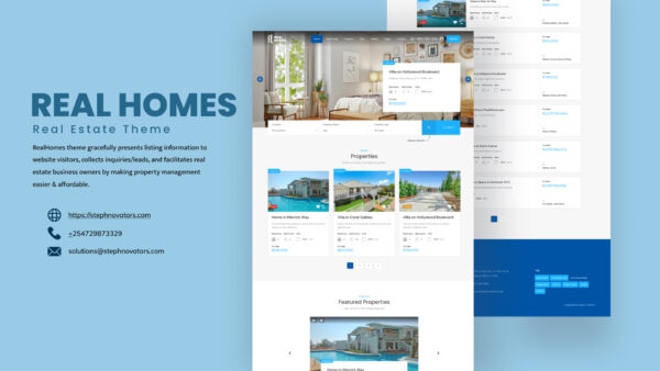 Real Homes - Real Estate Agency Theme