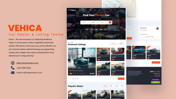 Vehica – Car Dealer & Automotive Listing Theme