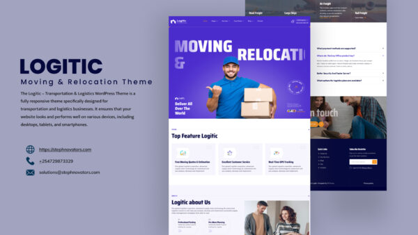 Logitic Moving & Relocation Theme